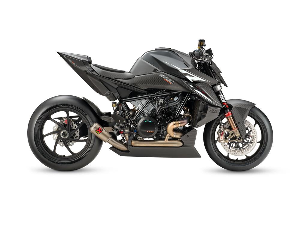 Profile view of the Super Duke RR Track